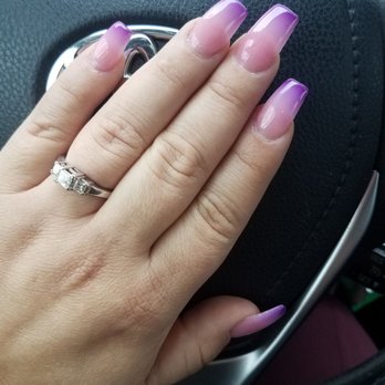 Style Nails - Purple ombre - Nail Salons Near Me - Chino, California