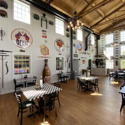 Barry's Car Barn - The new upstairs bar and grill seating area