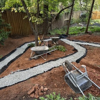 VM Drainage & Erosion Solutions - French drain under construction - Waterproofing Near Me - Manassas, Virginia VM Drainage & Erosion Solutions - French drain under construction - Waterproofing Near Me - Manassas, Virginia