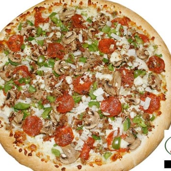 Capri Pizza & Pasta - a pizza with mushrooms and peppers - Pizza Near Me - Wheaton, Illinois