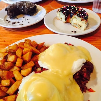 Hole In One - Mulligan benny, 2 donuts, pancakes and a biscuit with gravy - Bakeries Near Me - Orleans, Massachusetts Hole In One - Mulligan benny, 2 donuts, pancakes and a biscuit with gravy - Bakeries Near Me - Orleans, Massachusetts