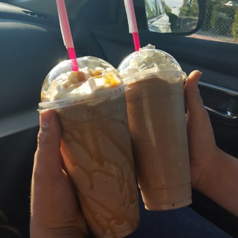 Jammin Java - Two LG mocha Frappuccinos..one with drizzled caramel. ..they were bomb.com.. - Coffee & Tea Near Me - Visalia, California Jammin Java - Two LG mocha Frappuccinos..one with drizzled caramel. ..they were bomb.com.. - Coffee & Tea Near Me - Visalia, California