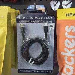 Mount Laguna Goods and Gear Cabin Rentals - USB C to USB C.. brilliant move!