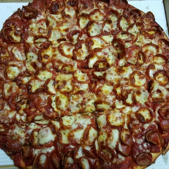 Padova's Pizza - Yummy large Pep with extra cheese and sauce - Pizza Near Me - Columbus, Ohio