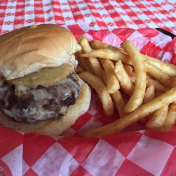 Studio Grill - Spicy and sweet pineapple burger. - American Near Me - Kalamazoo, Michigan Studio Grill - Spicy and sweet pineapple burger. - American Near Me - Kalamazoo, Michigan