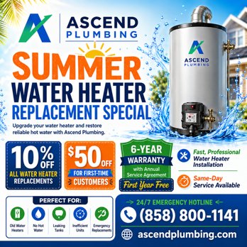 Ascend Plumbing - Water Heater Installation/Repair Near Me - San Diego, California Ascend Plumbing - Water Heater Installation/Repair Near Me - San Diego, California