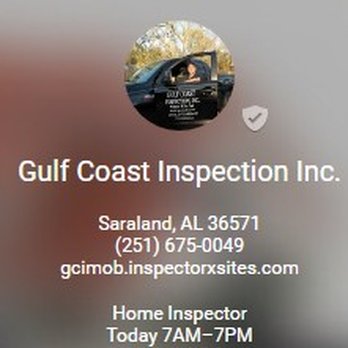 Gulf Coast Inspection - Home Inspectors Near Me - Saraland, Alabama Gulf Coast Inspection - Home Inspectors Near Me - Saraland, Alabama