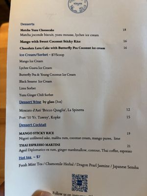 Menu photo 7 KRAAM Thai New York, NY