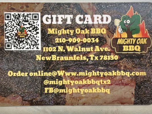 Menu photo 1 Mighty Oak BBQ New Braunfels, TX