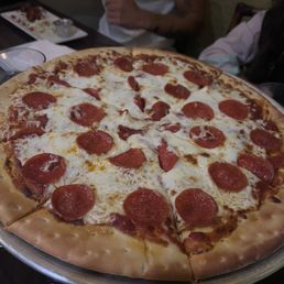 Enjoyed their pizza Enjoyed their pizza