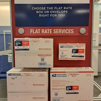 US Post Office - Flat Rate Packaging Rates as of 8/13/24 - Post Offices Near Me - Rocklin, California