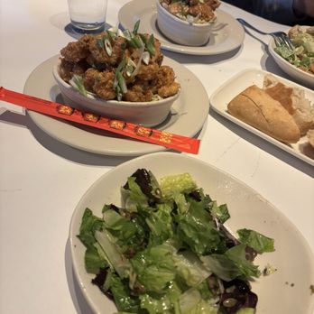 Bonefish Grill - House salad with bang bang orders - Seafood Near Me - Virginia Beach, Virginia