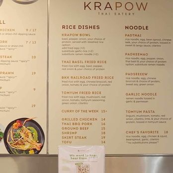 Kra-Pow Thai Eatery - Menu - Thai Near Me - Stanton, California Kra-Pow Thai Eatery - Menu - Thai Near Me - Stanton, California