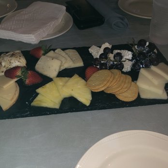 Galuppi's - Fruit and cheese app with a few crackers - American Near Me - Pompano Beach, Florida Galuppi's - Fruit and cheese app with a few crackers - American Near Me - Pompano Beach, Florida
