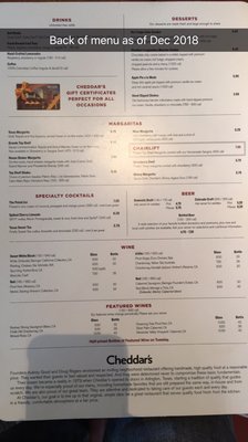 Menu photo 2 Cheddar's Scratch Kitchen Colorado Springs, CO Menu photo 2 Cheddar's Scratch Kitchen Colorado Springs, CO