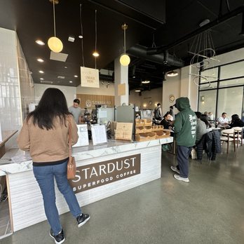 STARDUST Coffee House - Cashier station, view from street entrance - Cafes Near Me - Campbell, California