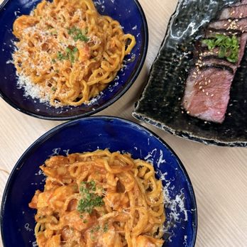 Sama Handroll - Wagyu short ribs and lobster dashi pasta - Japanese Near Me - Los Angeles, California Sama Handroll - Wagyu short ribs and lobster dashi pasta - Japanese Near Me - Los Angeles, California