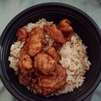 Panda Express - Orange Chicken bowl...severely lacking chicken - Chinese Near Me - Kissimmee, Florida Panda Express - Orange Chicken bowl...severely lacking chicken - Chinese Near Me - Kissimmee, Florida