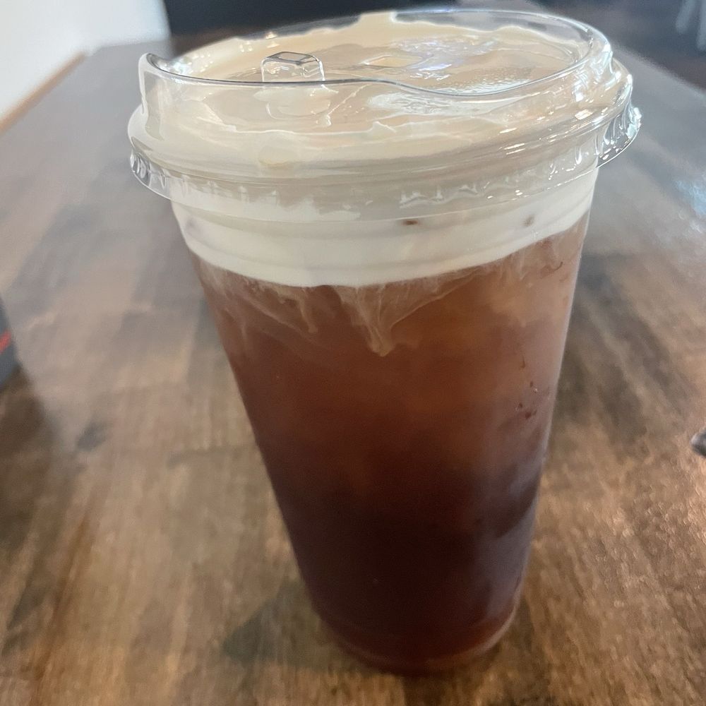 Cold brew with cold foam