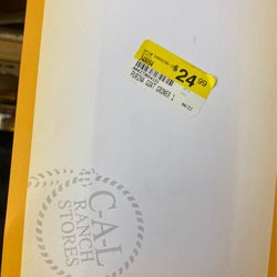 C-A-L Ranch Stores - Even stuck the sticker behind the "SALE" sign