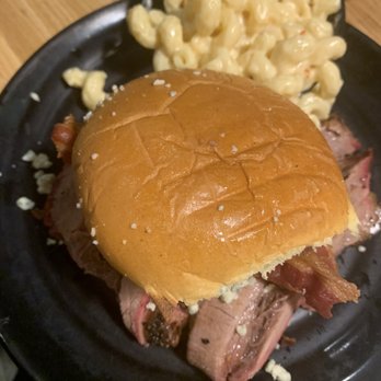 Nickel's Pit BBQ - BBB with side of Mac and cheese - Barbeque Near Me - Watkins Glen, New York Nickel's Pit BBQ - BBB with side of Mac and cheese - Barbeque Near Me - Watkins Glen, New York
