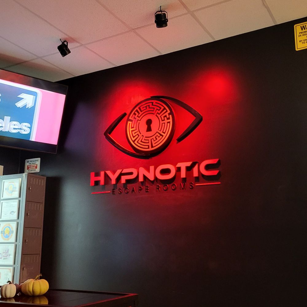 Hypnotic Escape Rooms - The sign when you enter the front door. - Escape Games Near Me - Van Nuys, California Hypnotic Escape Rooms - The sign when you enter the front door. - Escape Games Near Me - Van Nuys, California