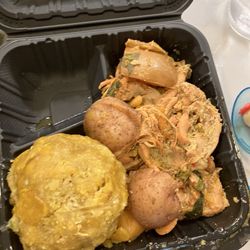 Carmen's Kitchen - Mofongo with Chicken