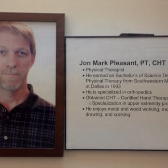 Methodist Health System - One of their physical therapists with credentials and information in the front lobby. - Physical Therapy Near Me - Richardson, Texas Methodist Health System - One of their physical therapists with credentials and information in the front lobby. - Physical Therapy Near Me - Richardson, Texas