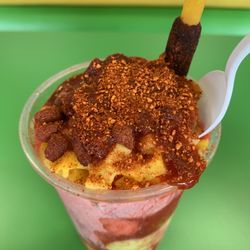 La Michoacana Plus - Chamoy + Limon with fresh mangoes