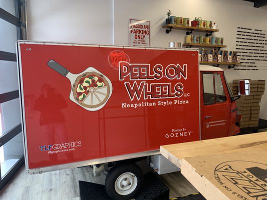 Peels On Wheels Pizza Garage by null