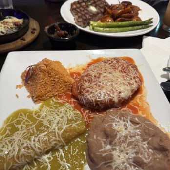 Tequila Bar & Grill - One Enchilada and One Chile Relleno Combo - Mexican Near Me - San Leandro, California Tequila Bar & Grill - One Enchilada and One Chile Relleno Combo - Mexican Near Me - San Leandro, California