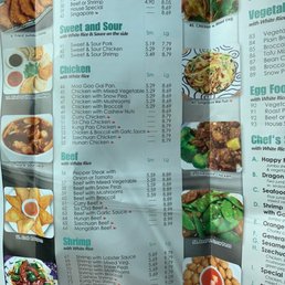 a menu for a restaurant a menu for a restaurant