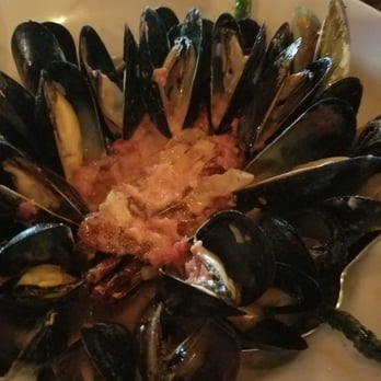Prohibition Bistro - frutti di mare - a special with mussles, fried soft shell crab, under which were shrimp, and cheese-stuffed gnocci - Pizza Near Me - Sheboygan, Wisconsin Prohibition Bistro - frutti di mare - a special with mussles, fried soft shell crab, under which were shrimp, and cheese-stuffed gnocci - Pizza Near Me - Sheboygan, Wisconsin