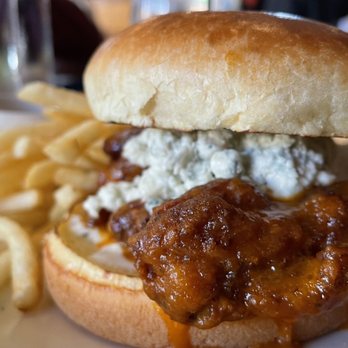 Willow Room - Siracha honey chicken sandwich - Wine Bars Near Me - Chicago, Illinois