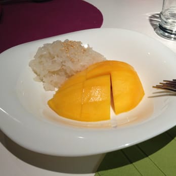 IThai Restaurant - Mango sticky rice for dessert - Thai Near Me - Guilford, Connecticut
