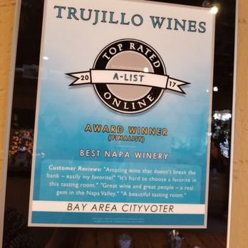 Trujillo Wines - Top Rated Napa Winery - Wine Tasting Room Near Me - Saint Helena, California Trujillo Wines - Top Rated Napa Winery - Wine Tasting Room Near Me - Saint Helena, California
