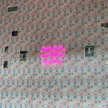 Camp Cantina - a neon sign on a wall - Mexican Near Me - Madison, Wisconsin