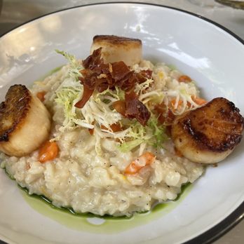 Lovina - Dayboat Sea Scallop Risotto - New American Near Me - Calistoga, California Lovina - Dayboat Sea Scallop Risotto - New American Near Me - Calistoga, California