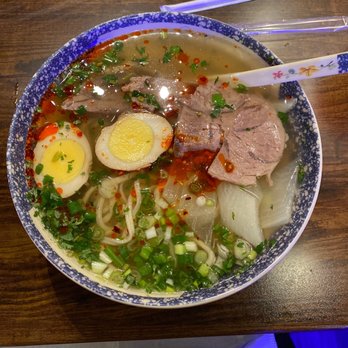 Kung Fu Noodle - Roasted Beef Noodle Soup add Braised Egg - Chinese Near Me - San Angelo, Texas