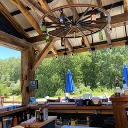 The Outpost - Outside Bar (beer chandelier)