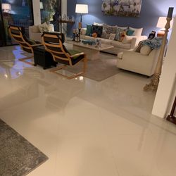 Camacho's Floor Care - Shining white polished floors!! Thank you Jorge and crew!!
