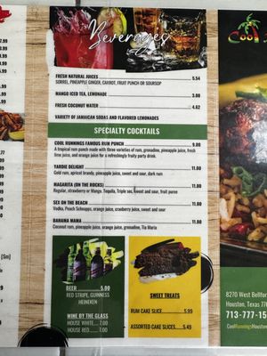 Menu photo 2 Cool Runnings Jamaican Grill Houston, TX Menu photo 2 Cool Runnings Jamaican Grill Houston, TX