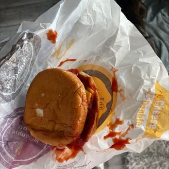 McDonald's - Mess of a burger, pure ketchup. McDonald's raises prices for stuff but the quality is still trash. - Burgers Near Me - Winona, Minnesota McDonald's - Mess of a burger, pure ketchup. McDonald's raises prices for stuff but the quality is still trash. - Burgers Near Me - Winona, Minnesota