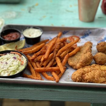 Boat Town Burger Bar - Catfish plate - Burgers Near Me - Kingsland, Texas Boat Town Burger Bar - Catfish plate - Burgers Near Me - Kingsland, Texas