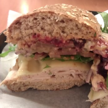 Lou's Cafe - Turkey Cranberry on 9-Grain. - Coffee & Tea Near Me - San Francisco, California Lou's Cafe - Turkey Cranberry on 9-Grain. - Coffee & Tea Near Me - San Francisco, California
