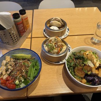 Boke Bowl - Tofu Poke Bowl, Tofu Rice Bowl, mushroom steam buns + jackfruit steam buns. All terrific! - Ramen Near Me - Portland, Oregon Boke Bowl - Tofu Poke Bowl, Tofu Rice Bowl, mushroom steam buns + jackfruit steam buns. All terrific! - Ramen Near Me - Portland, Oregon