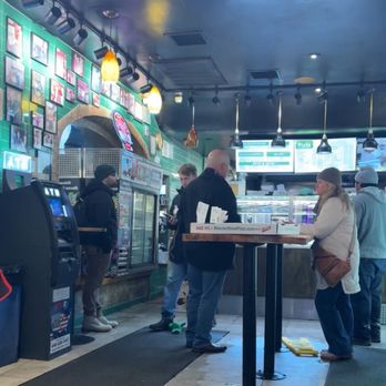 Bleecker Street Pizza - Where you order. Plenty of seating but this place is more of a grab-and go - Pizza Near Me - New York, New York