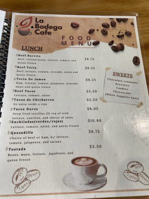 Menu photo 2 La Bodega Cafe Posen, IL
