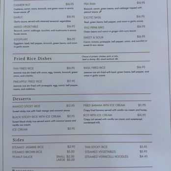 Nua Thai Cuisine - Menu Page 2 - Thai Near Me - Roseville, California Nua Thai Cuisine - Menu Page 2 - Thai Near Me - Roseville, California