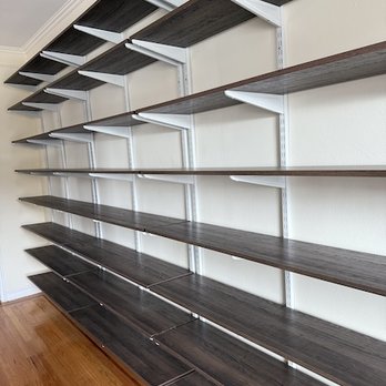 Stitch Coterie - Shelving - very clean and secure - General Contractors Near Me